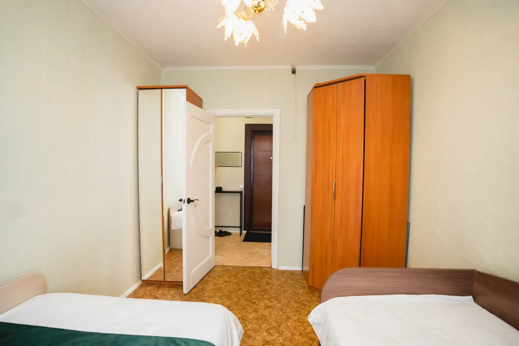 Просторна теплая двухкомнатная квартира с большим смартТВ