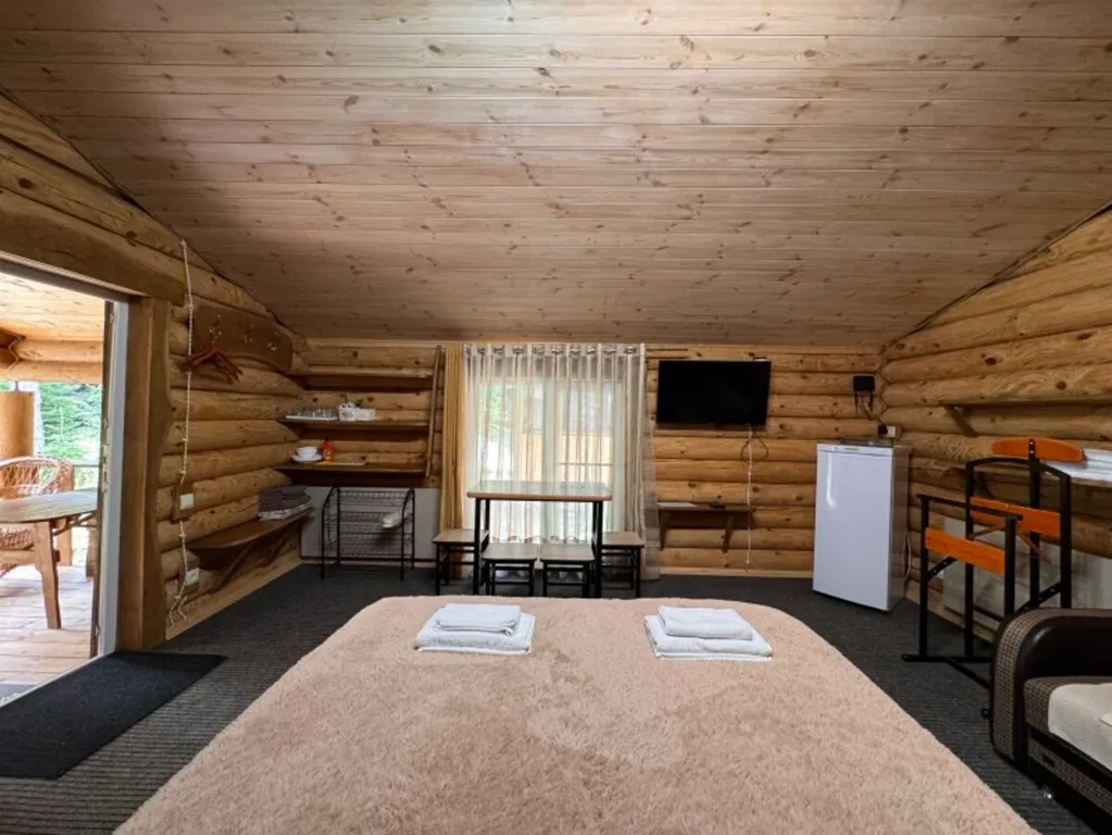 Коттедж Коттедж Шале-студия с двуспальной кроватью и раскладным диваном — Архыз