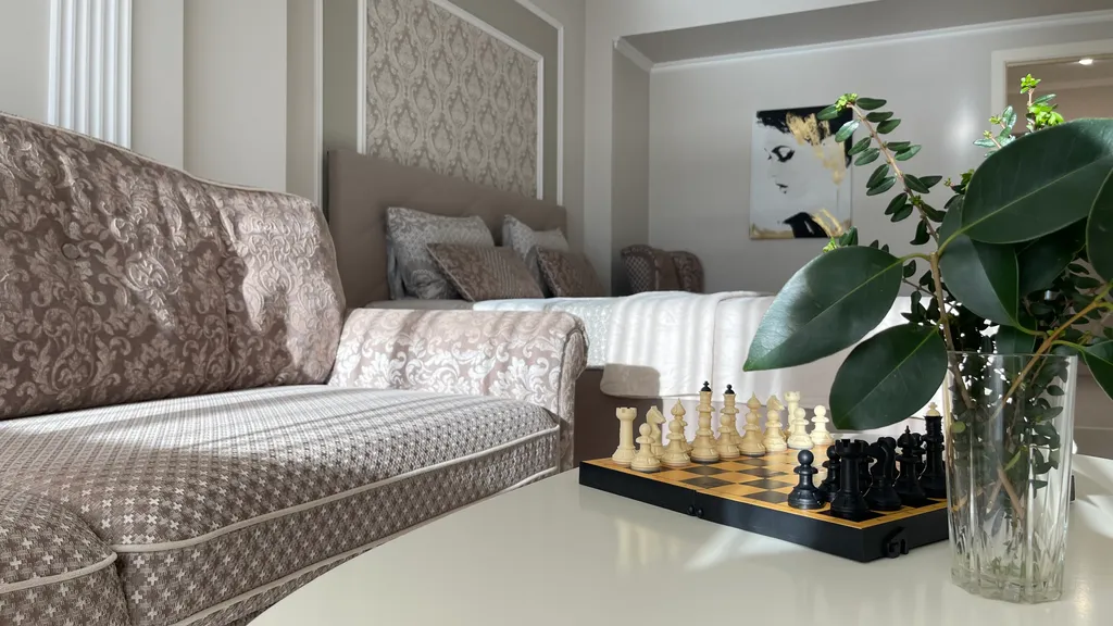 Квартира у моря с двумя спальнями и панорамным балконом