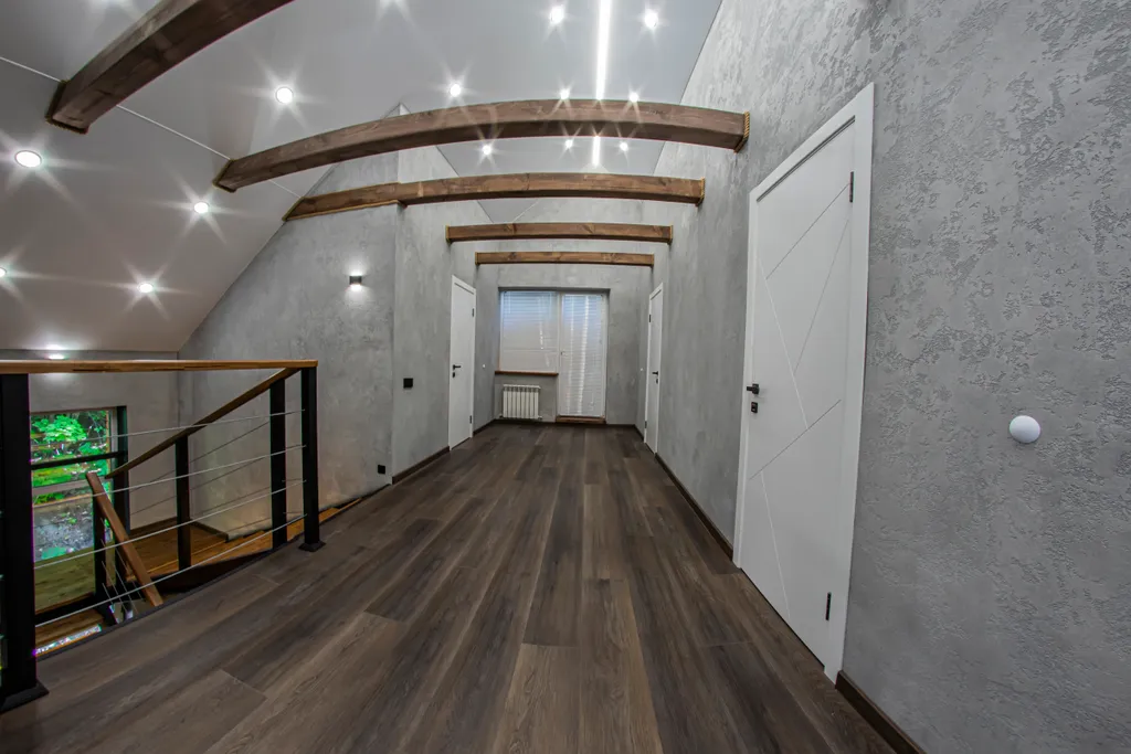 Просторный коттедж Лофт-хаус для большой компании с бассейном и сауной