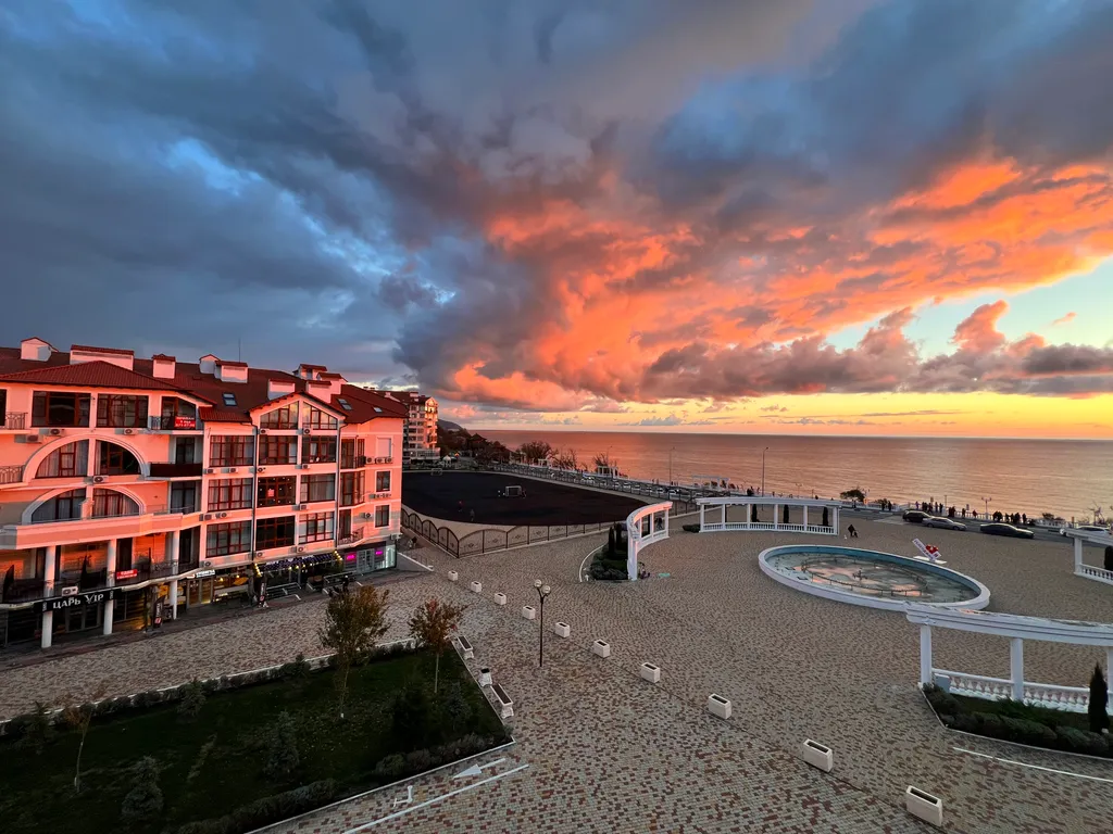 Квартира Квартира Уютная студия с потрясающим видом на море — Геленджик