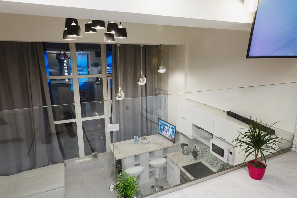 Квартира Квартира Просторный лофт с сауной и джакузи в центре — Москва