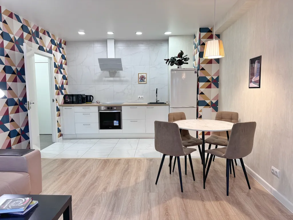 Стильная 2-комнатная квартира в центре города в ЖК Дымка