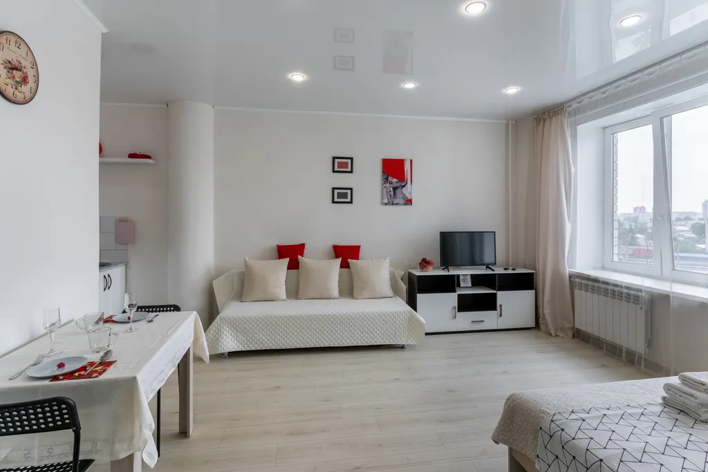 Светлая квартира в центре Тюмени