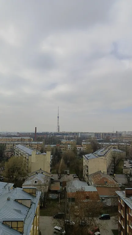 Квартира Квартира Уютная студия с видом на город — Санкт-Петербург