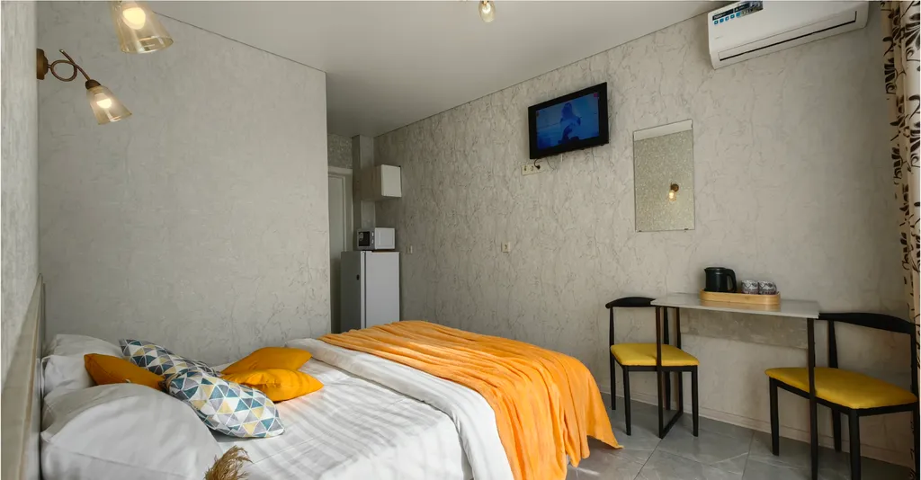 Уютный апарт плюс с балконом, отопление, беседка, парковка