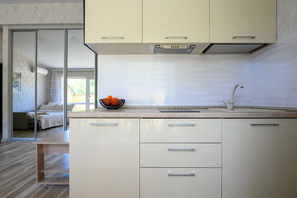 Студия с террасой и видом на горы