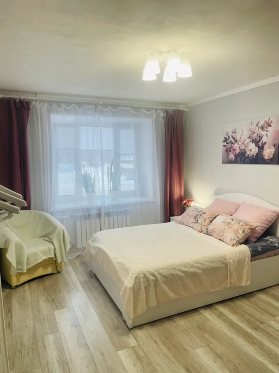 Просторная квартира с кухней-эркер