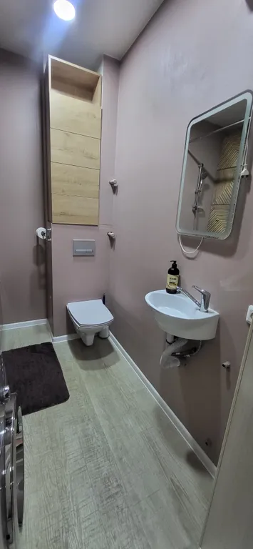 Уютная студия на  16 этаже с прекрасным видом на город