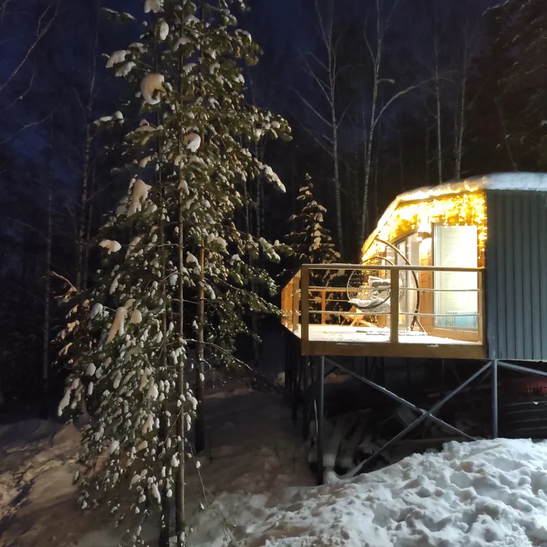 Видовой дом в лесу