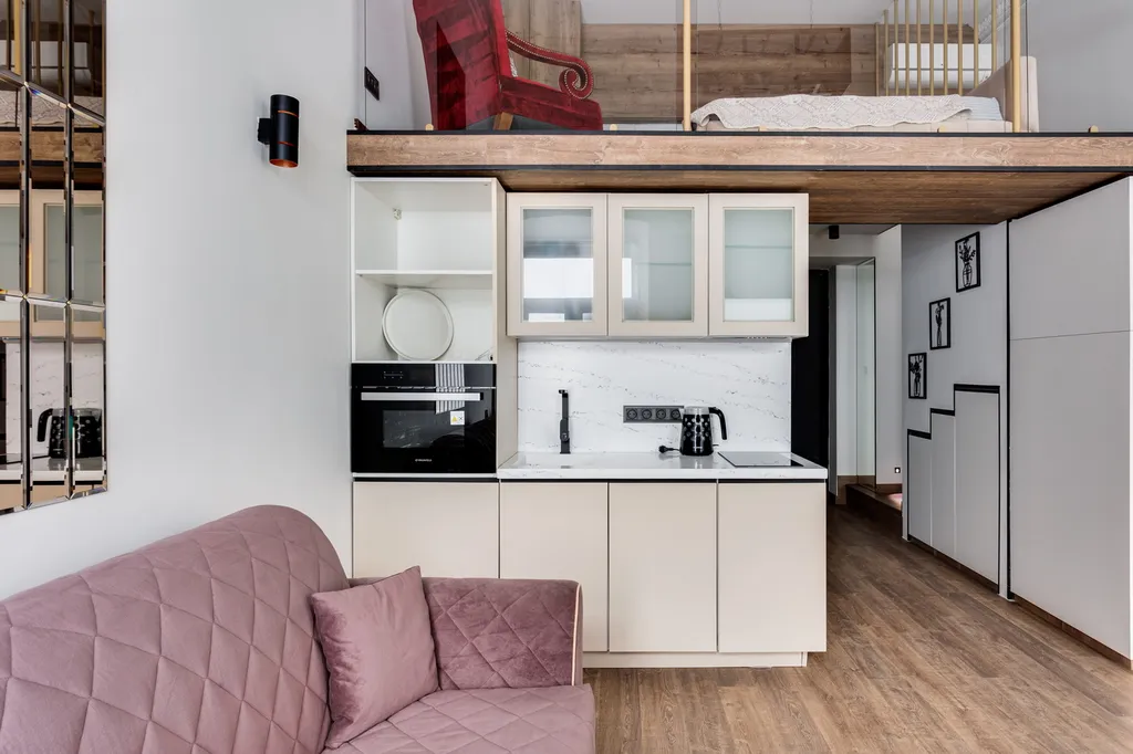 Квартира Квартира Двухуровневая студия в самом центре — Москва