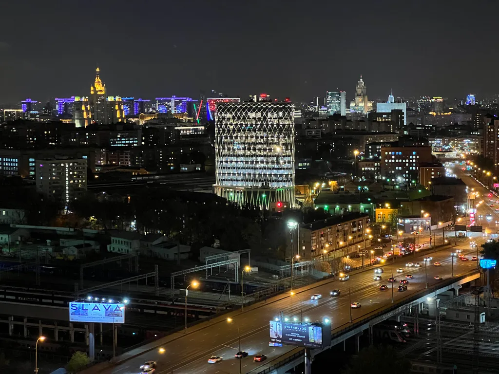 Квартира Квартира Просторная однушка с панорамным видом — Москва
