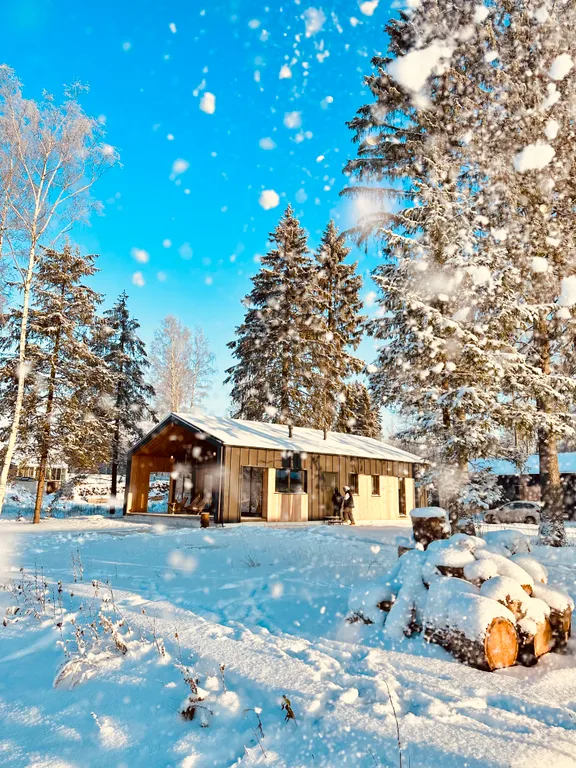 Коттедж Новые зимние дома в 5 минутах от главных горнолыжных курортов — Коробицыно