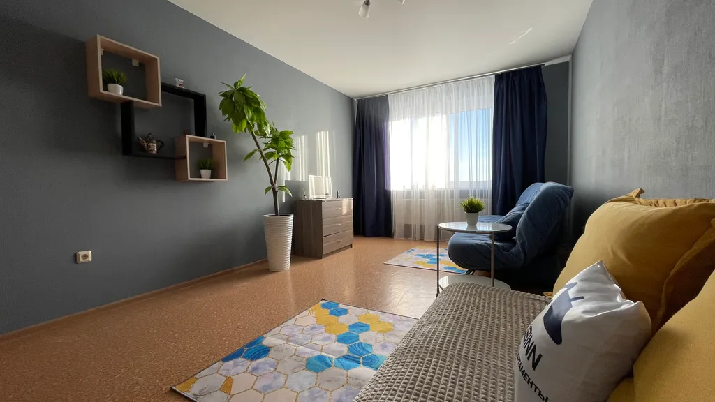 Квартира Двухкомнатные апартаменты airy bliss в новом доме для 6х — Новосибирск