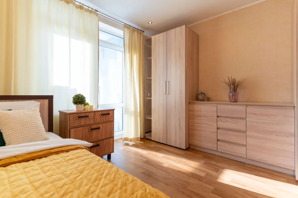 3-комнатная квартира для 5 гостей с балконом