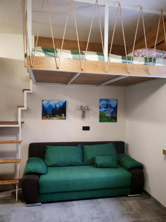 Квартира-студия, 2 кровати