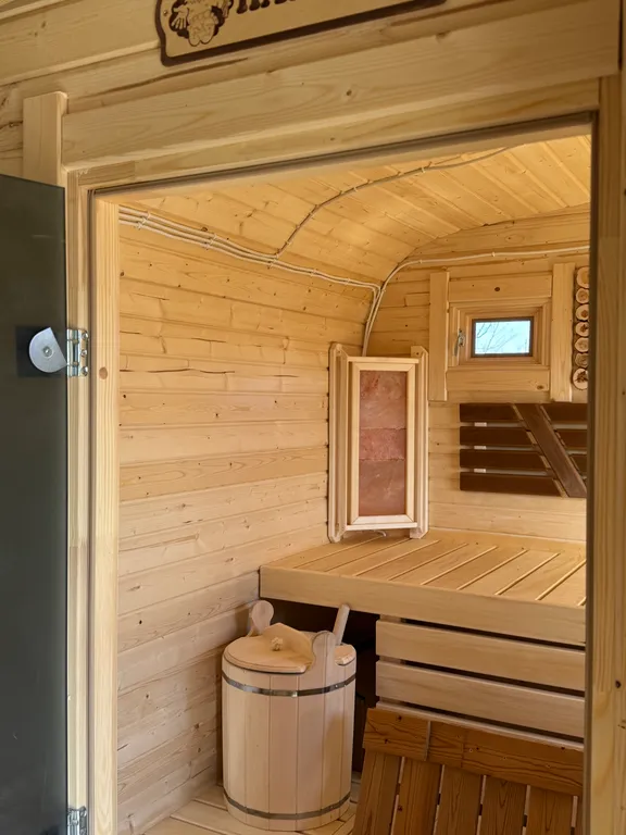 Уютный дом с чаном и баней