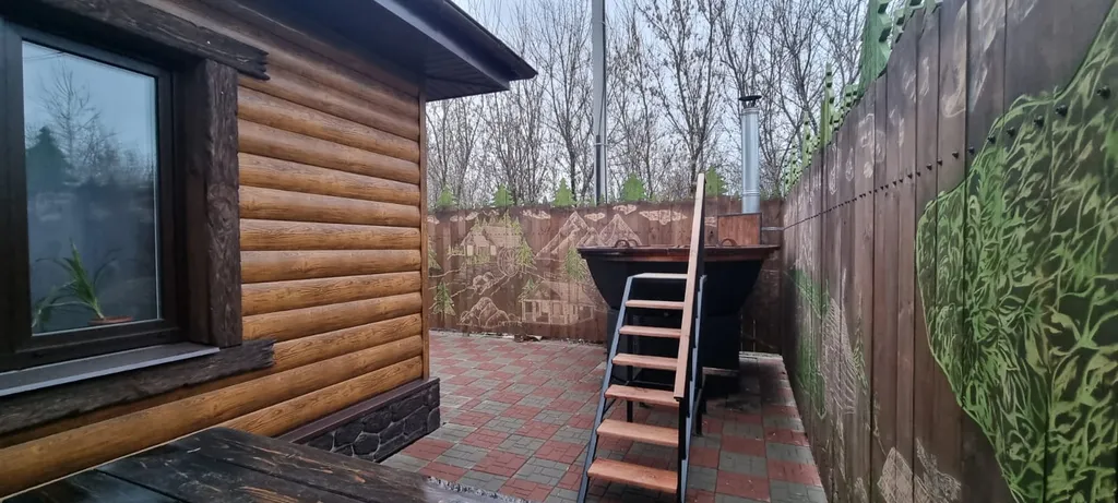 Дом с русской баней, джакузи и уличным чаном