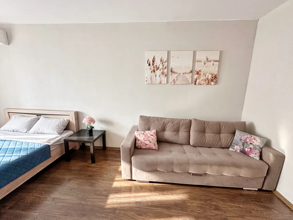 Двухкомнатная квартира в 10 минутах пешком от набережной