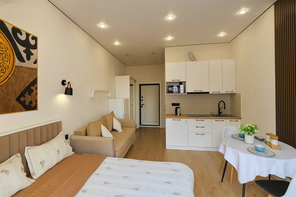 Яркая и стильная студия рядом с mega park