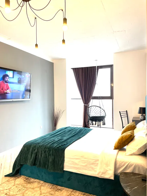 Квартира Квартира Шикарная видовая евродвушка 24 этаж в ЖК Маршал — Краснодар