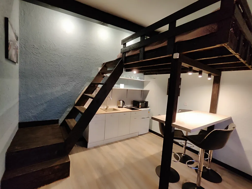 Уютная квартира-студия в стиле лофт