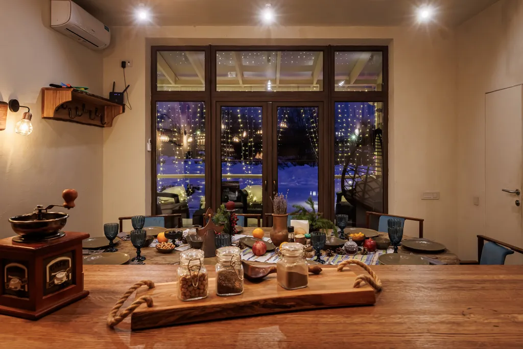 Дом на новый год и праздники