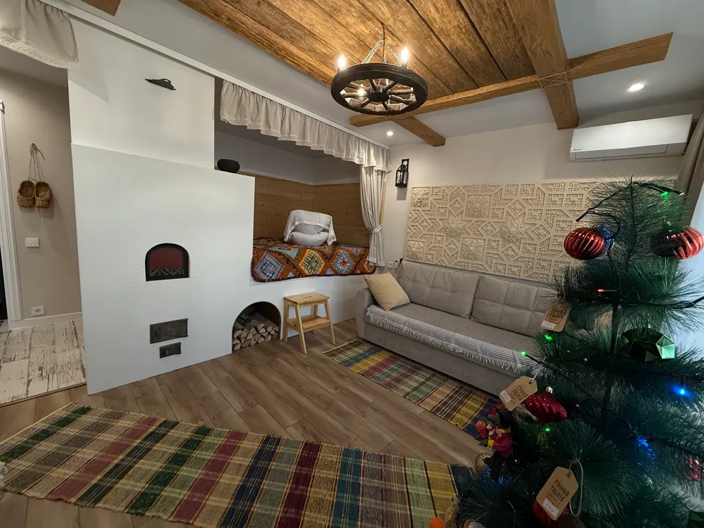 Апартаменты “Обитель Плёсъ” в стиле русской избы