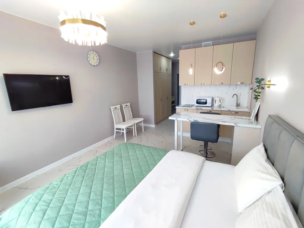 Студия с красивым видом на реку Свияга