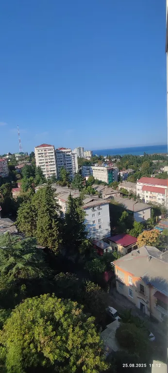 Квартира Квартира Уютная студия с видом на море и горы в ЖК "Альпика" — Сочи