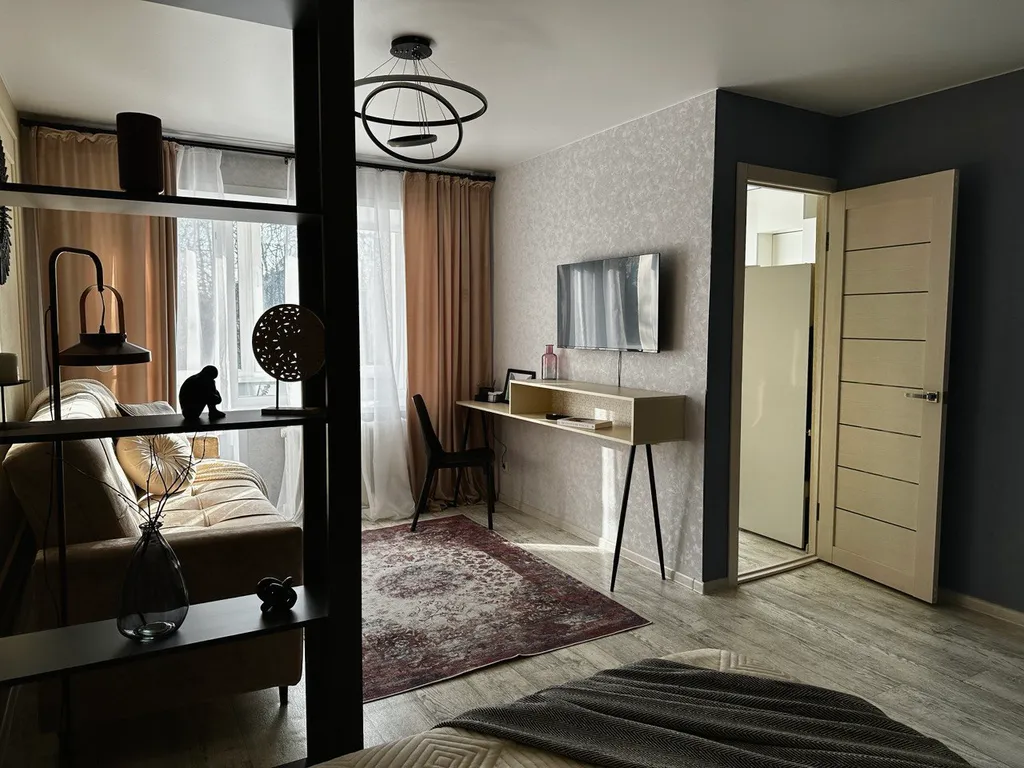 Стильная уютная квартира в центре с видом на бульвар и фонтан