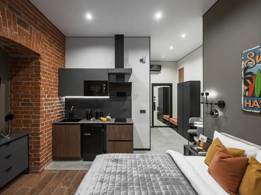 Квартира Квартира Стильный Loft 4 у Кремля — Москва