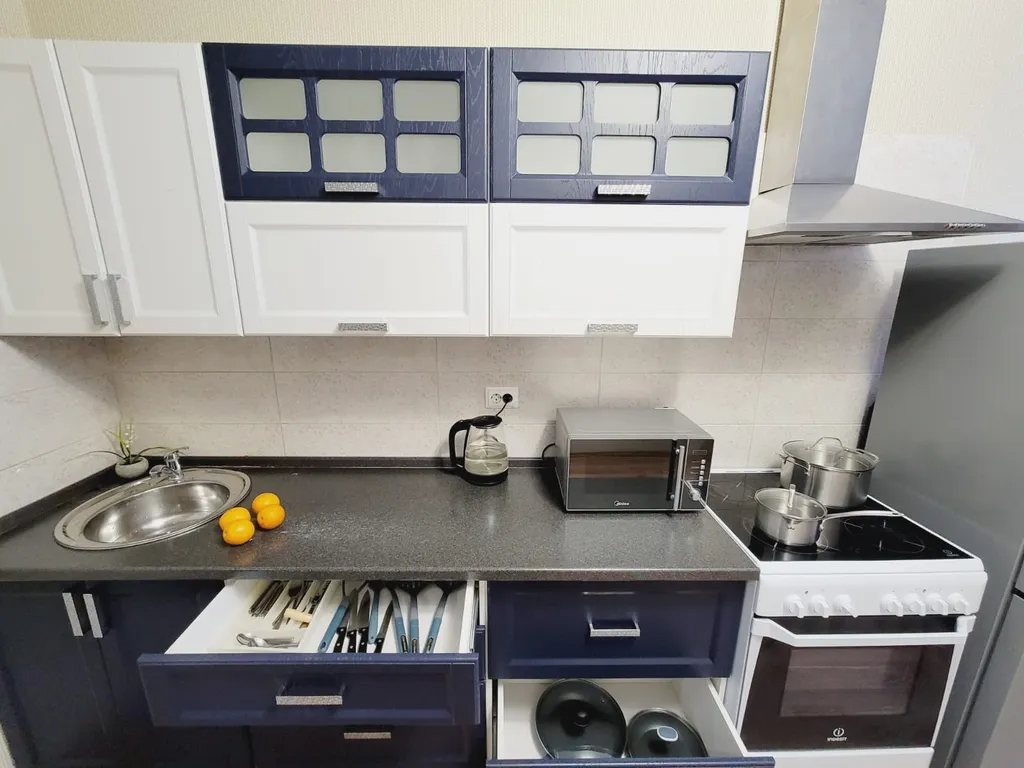 Просторная трёхкомнатная квартира с балконом