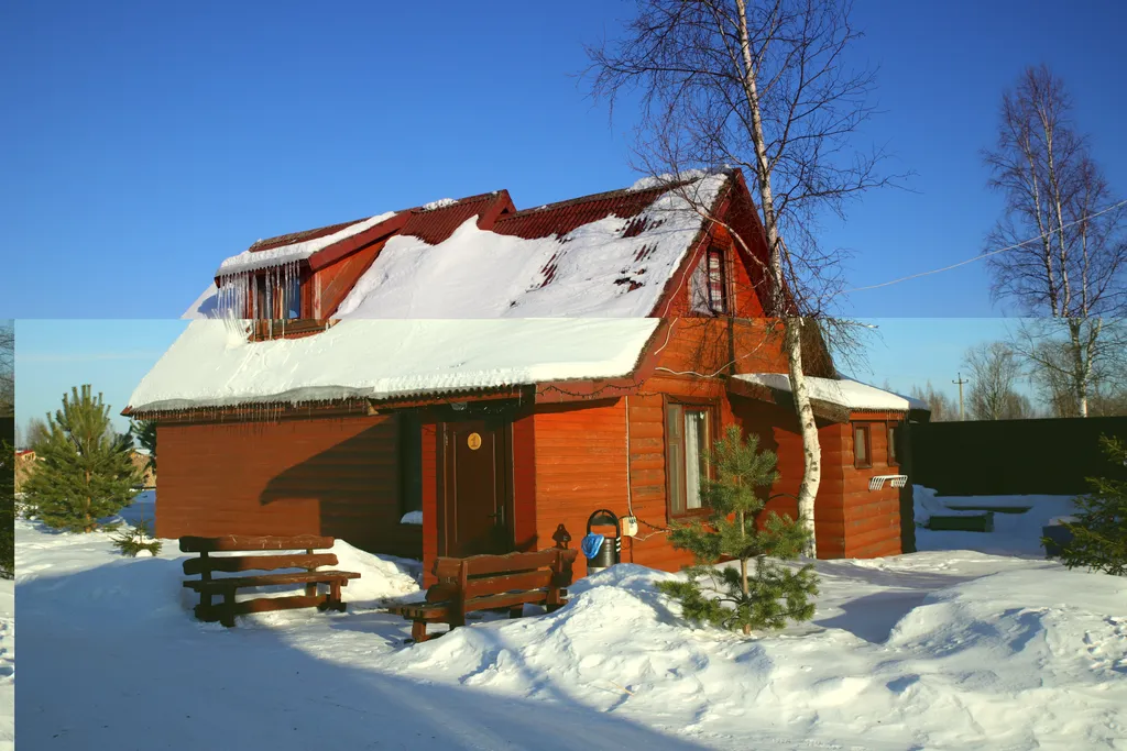 Шестиместный коттедж с тремя спальнями на берегу озера Селигер