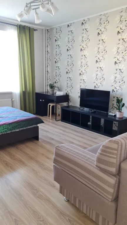 Квартира Уютная 1-комнатная квартира с видом на парк и озеро — Казань