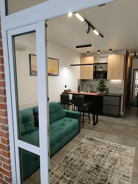 Евро2 лофт на Державинском с видом на восход солнца