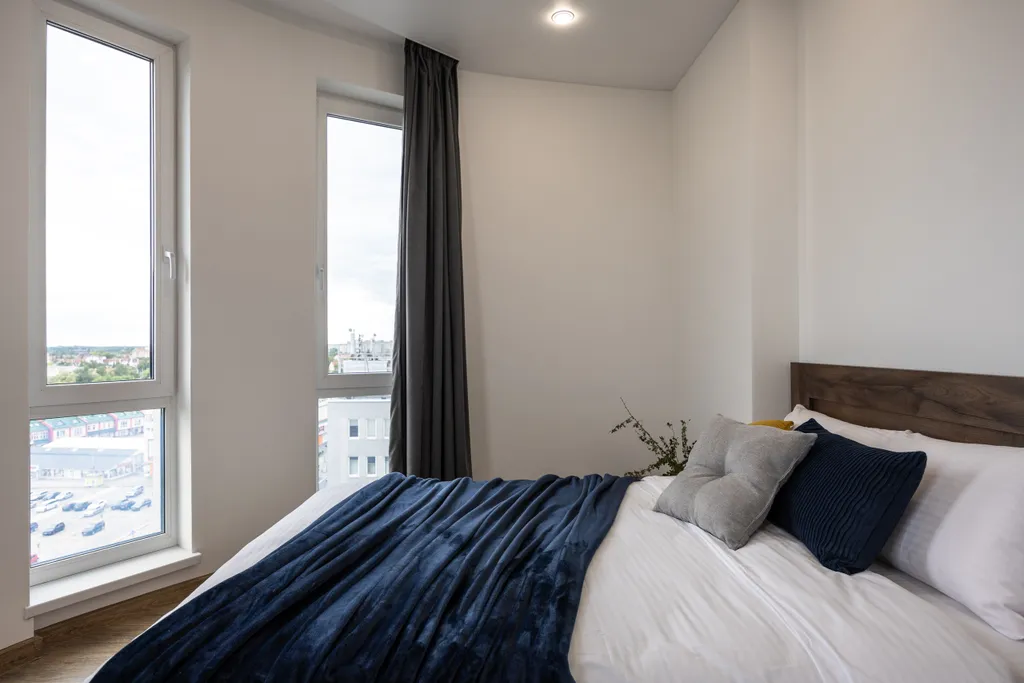 Квартира с панорамным видом на город в ЖК Калининград Сити