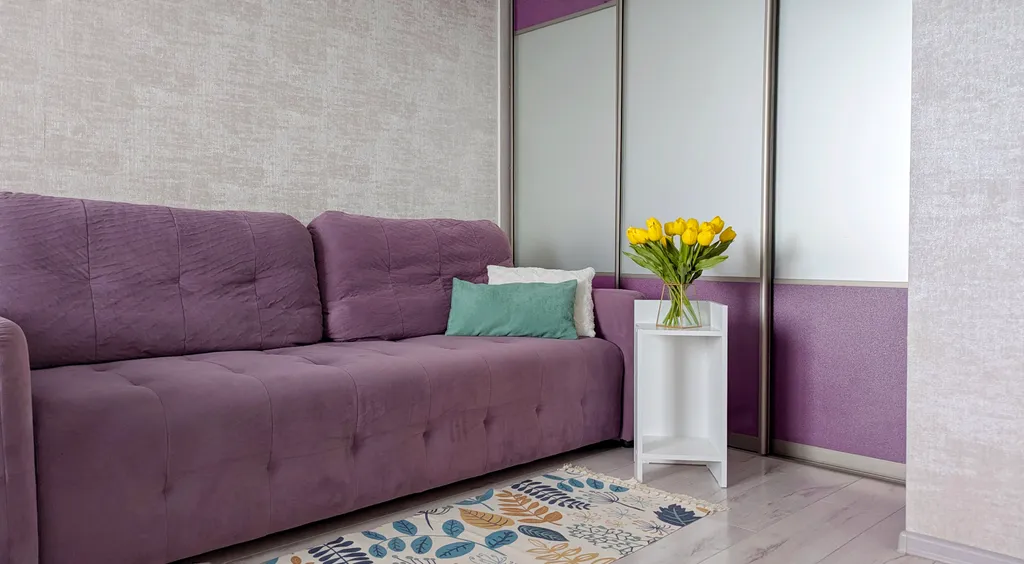 Светлая квартира c открытым балконом