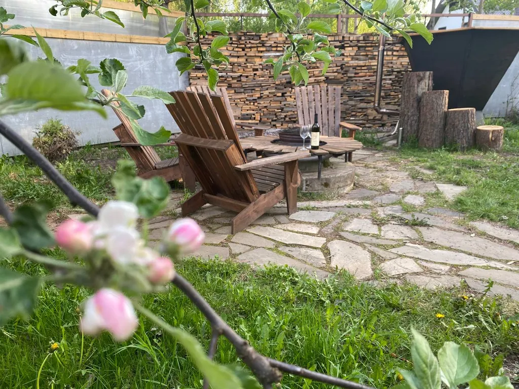 Вилла с гриль-верандой, сауной, купелью и джакузи