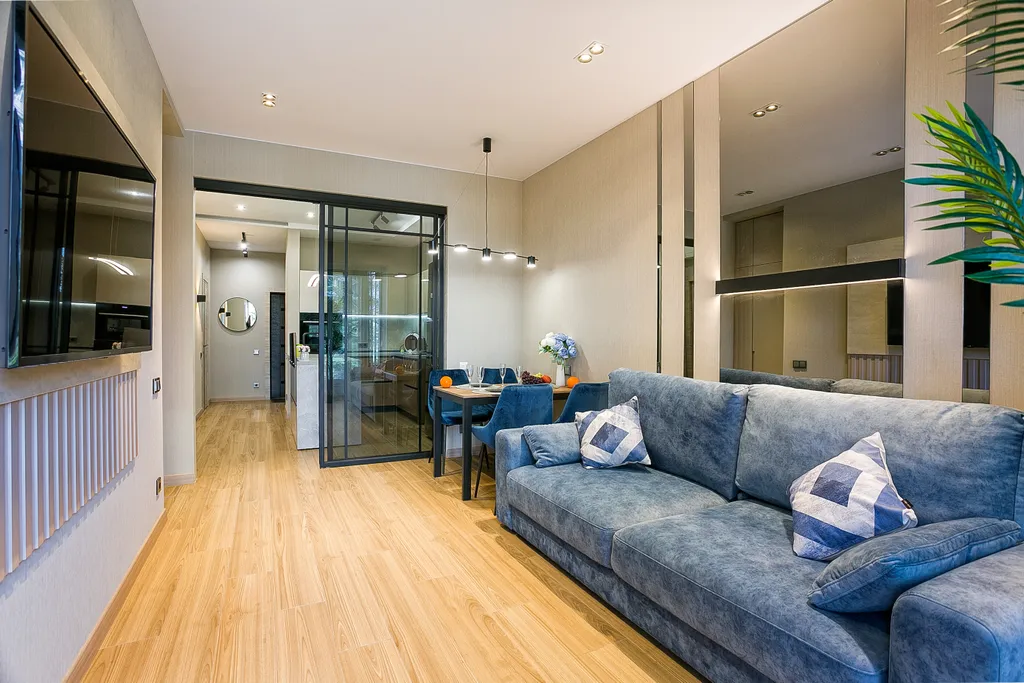 Квартира с террасой в Приморском парке с видом на лес и море