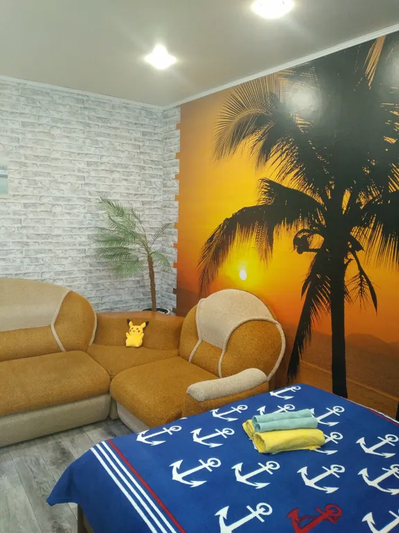 Теплая однокомнатная квартира в центре города