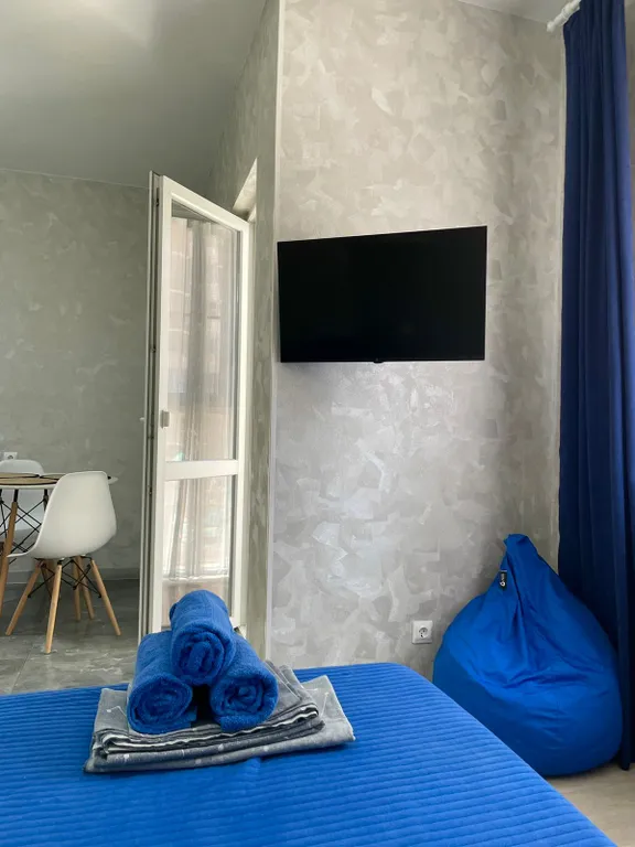 Уютная студия на набережной, первая берег линия