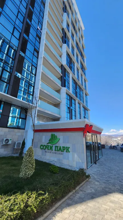 Квартира Квартира Уютная новая студия в жилом комплексе бизнес класса Сочи Парк — Сочи