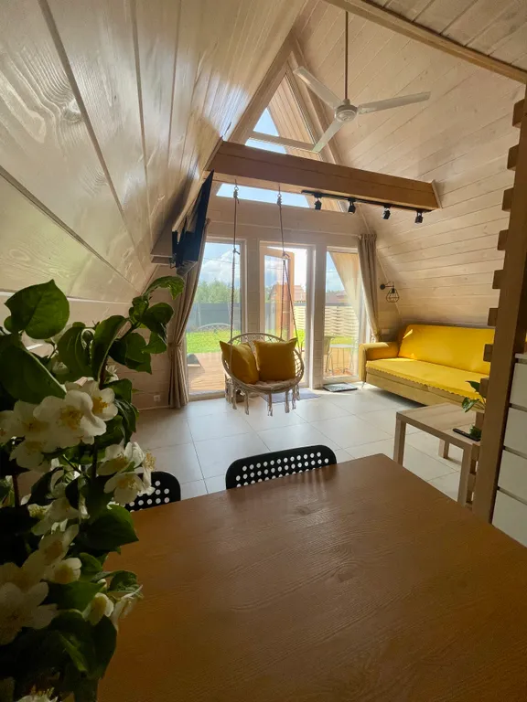 A-frame на берегу Волги