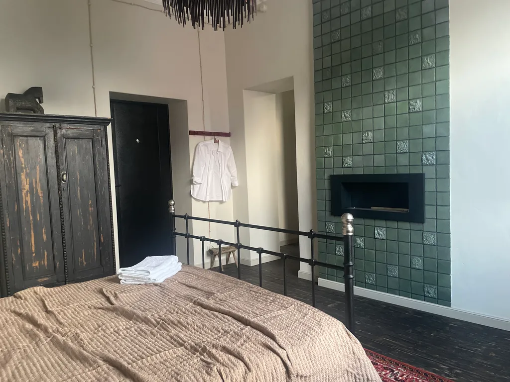 Квартира с камином в 200 метрах от нулевого километра