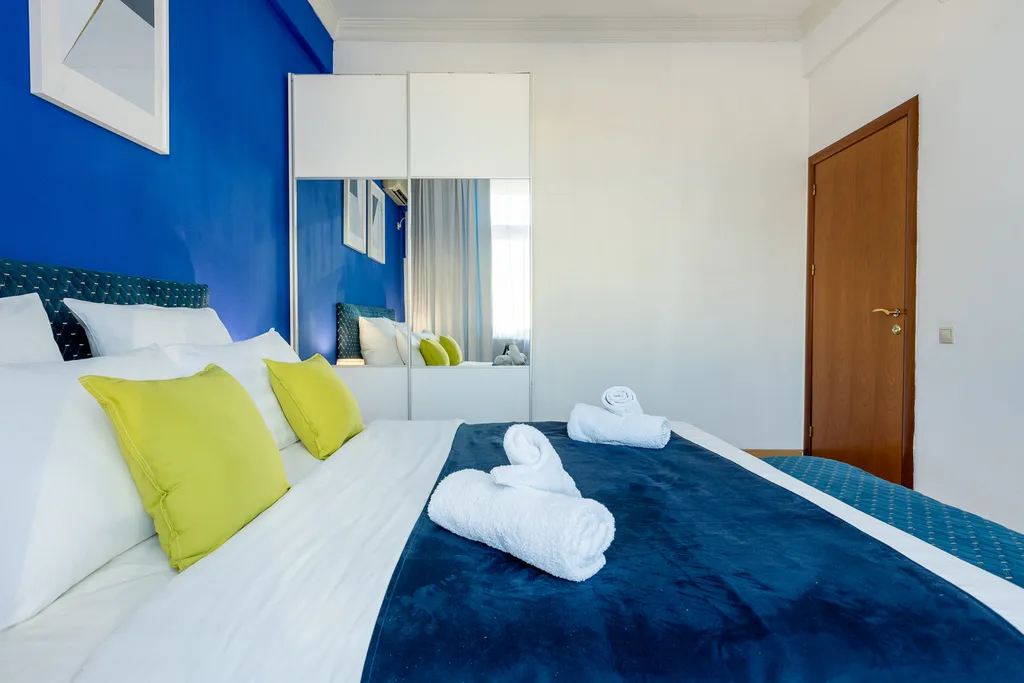 Квартира Квартира с видом на ночную Москву и башни Москва-сити — Москва