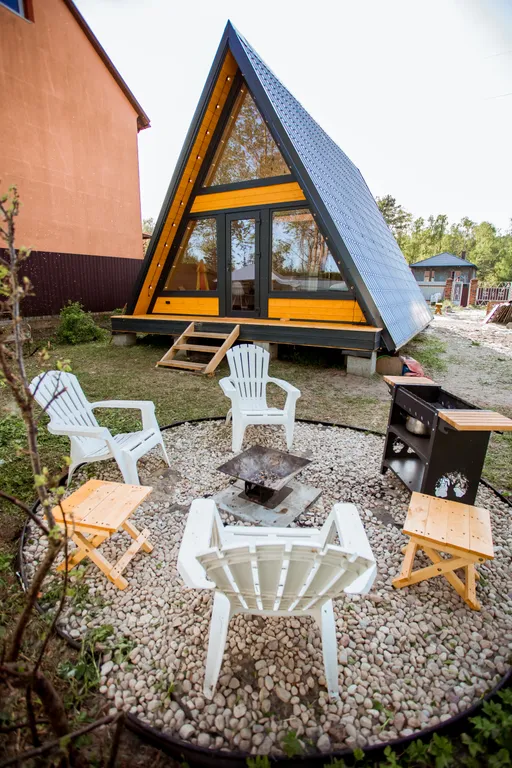 A-frame с видом на Приморскую бухту