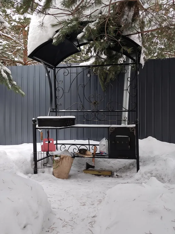 Уютный дом Aframe с банным чаном на дровах