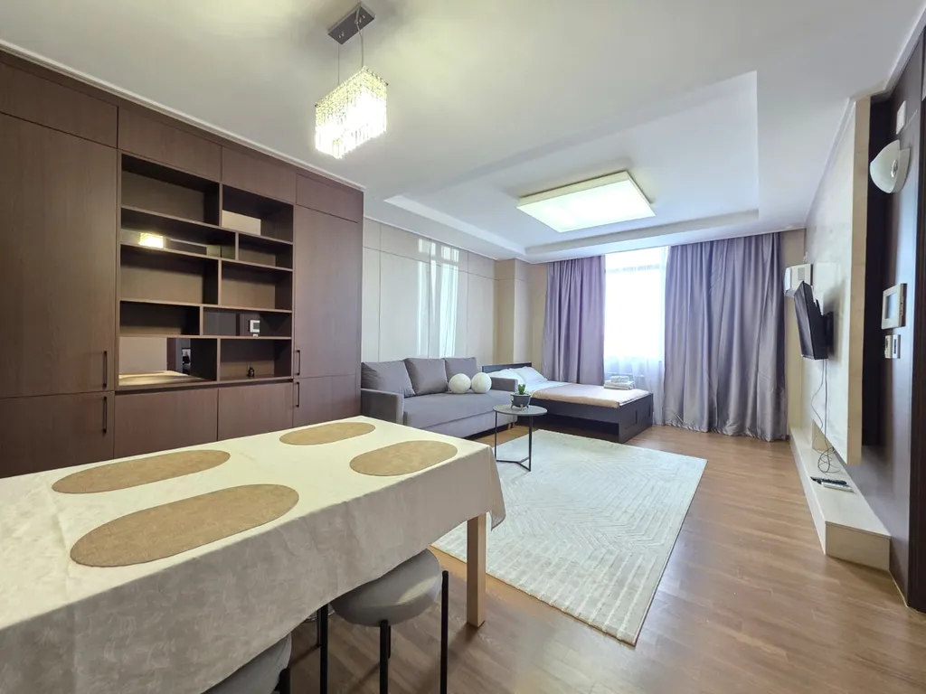 2-комнатная квартира, шикарный вид на мечеть в жк Хайвилл Астана