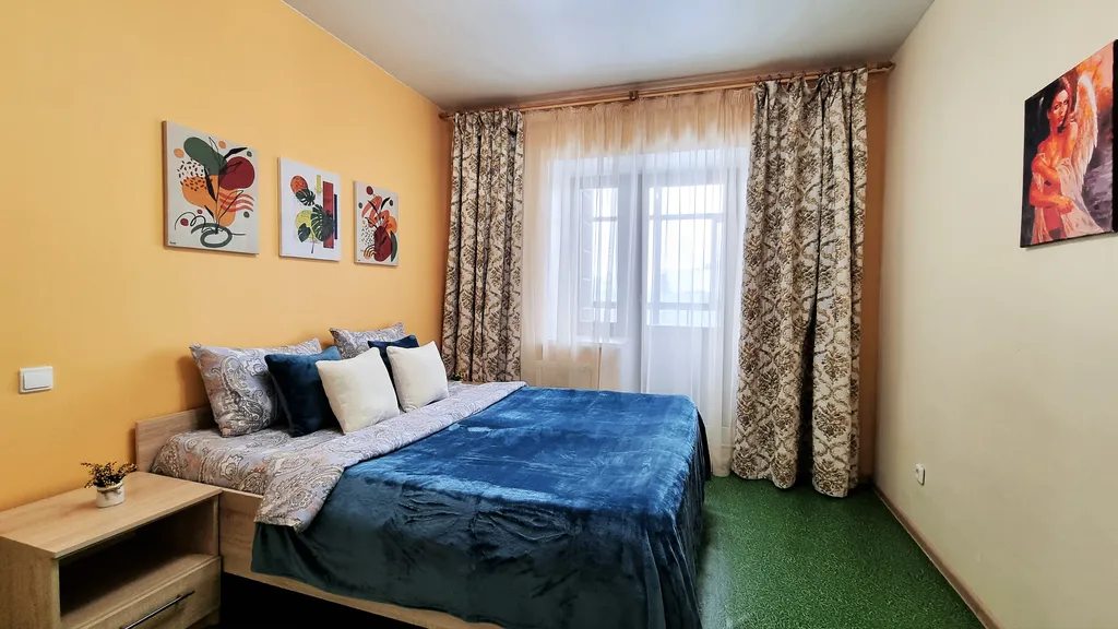 Квартира Апартамент добрый дом рядом с жк новин — Тюмень